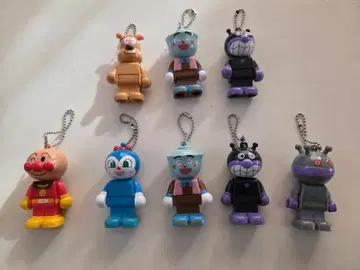 호빵맨 블록 라보 가챠가챠 키링