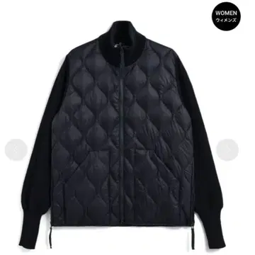 TAION 밀리터리 하이넥 니트+다운 자켓 소프트쉘