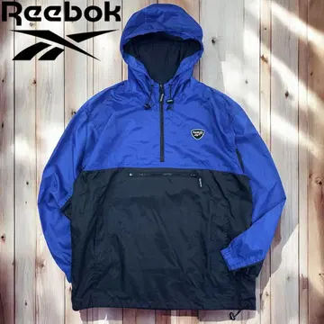 02M700 90s Reebok 하프 지퍼 아노락 후드티 스케이트보드