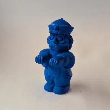 롯데 몬스터 리그 초코 M, 외야수 머드 데빌즈(블랙 리그) 파란색