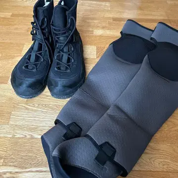 락쇼어 웨트 부츠컷 러버 핀 펠트 + 게이터