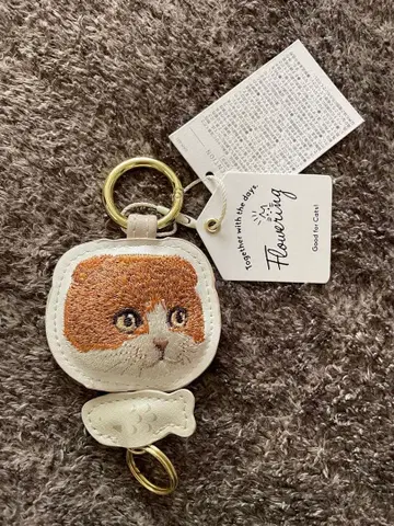 Scourish 고양이 얼굴 키링