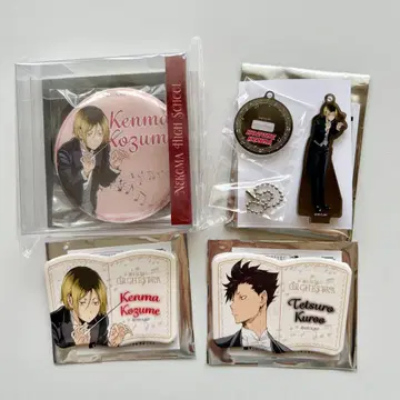 하이큐 악보 캔뱃지 미니 아크릴 스탠드 오케스트라 연마 검은 꼬리