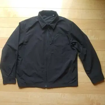 GU 집업 유틸리티 셔츠 블랙 L