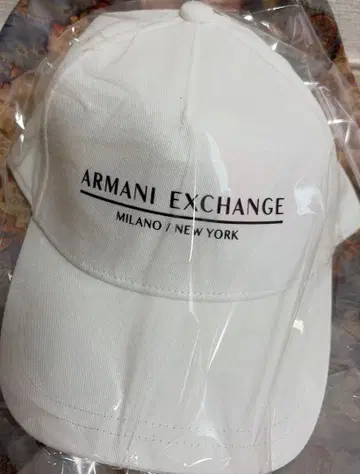 아르마니 익스체인지 ARMANI EXCHANGE 캡 모자 화이트