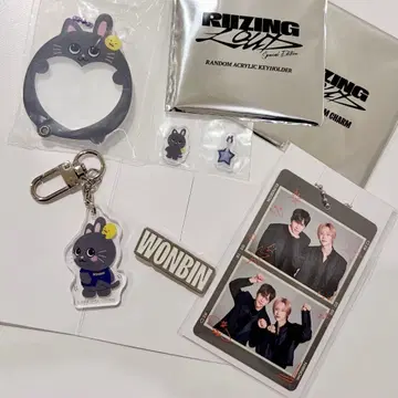 RIIZE 랜덤 토이 2컷 포토 참 은석 원빈 트레이딩 카드