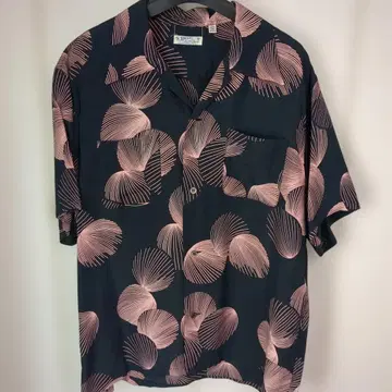 새상품급 선서프 SUN SURF 알로하 셔츠 쉘 패턴 L 듀크 카하나모쿠