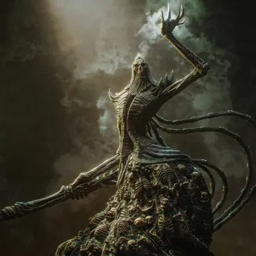 1/8 미도색 미조립 피규어 레진 키트 나쉬운드라 다크 소울