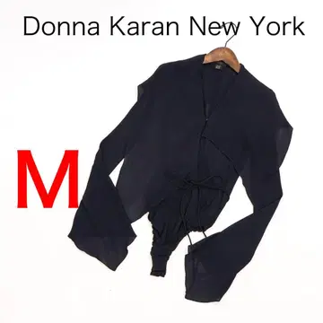 H5972 다나 캐런 뉴욕 바디 수트 블라우스 Y2K