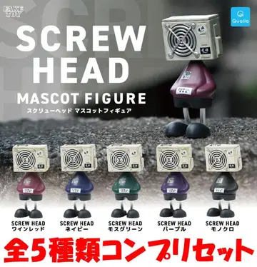 스크류 헤드 마스코트 피규어 전 5종 컴프리셋 [새상품] 가챠