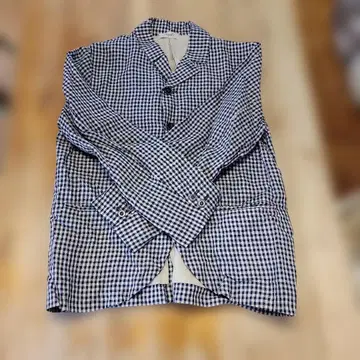 ichiAntiquites 체크 무늬 테일러드 자켓