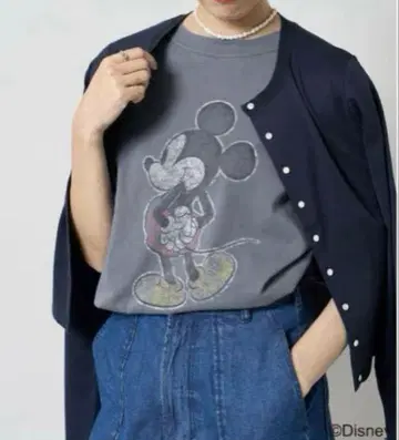 R JUBILEE/DISNEY COLLECTION LW 가공 셔츠