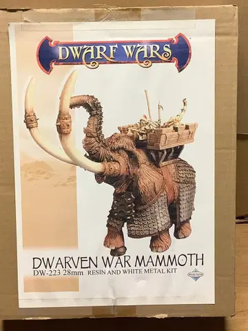 Dwarven War Mammoth DW-223 28mm