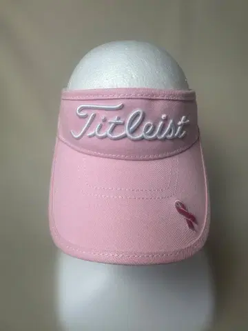 Titleist 핑크 바이저 미사용 택 포함 핑크 리본 제품
