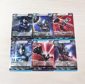 [ 새상품 ] 울트라맨 카드 6장 세트 히카리 블레이저 울트라맨 제로 외