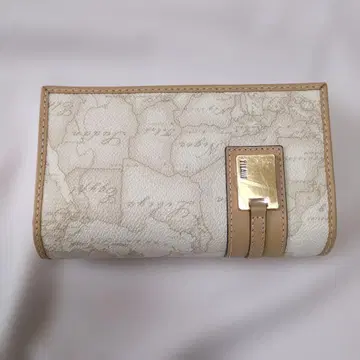 프리마클라쎄 가죽 지갑 화이트/베이지