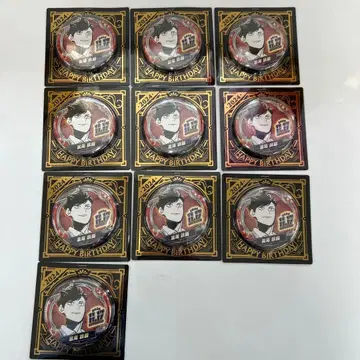 [하이큐] 쿠로오 테츠로 생일 캔뱃지 10개