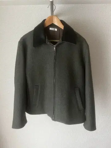 interim 드리즐러 자켓 옷깃 가죽