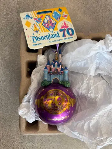 미사용 새상품 Disneyland 70주년 기념 오너먼트