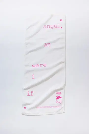 양문학 'if i were an angel,' 페이스 타월