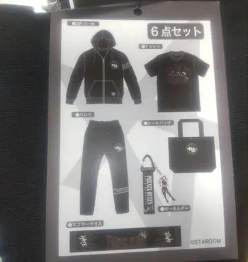 스타덤 카미타니 사야 아베일 해피백 6종 세트 LL 사이즈