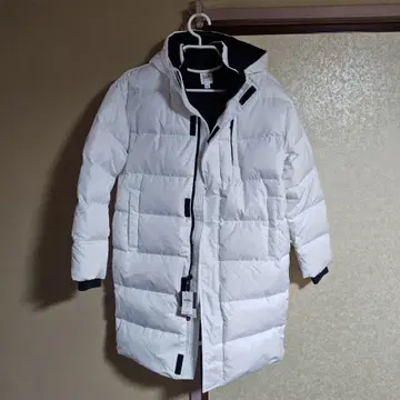 GAP 후드 부착 화이트 다운 자켓