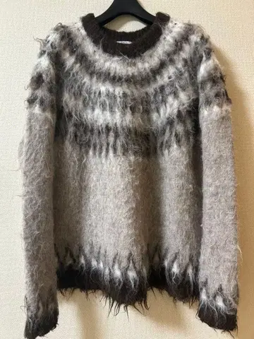 CAMPHOR WOOD 23aw 샤기 노르딕 스웨터