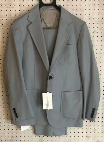 미사용 새상품 SCYE BASICS 셋업 수트 38 스카이블루