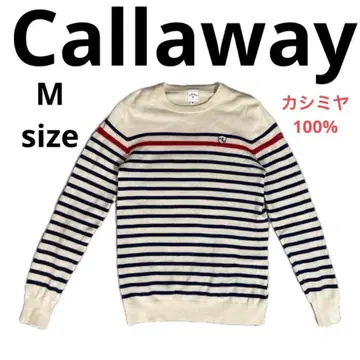 캘러웨이 캐시미어 100 니트 스웨터 여성용 M
