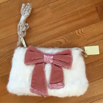 사만사 베가 리본 퍼 스팽글 백