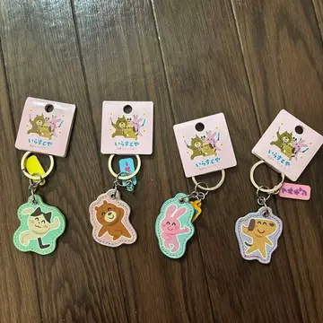 일러스트야 키링 4개 세트