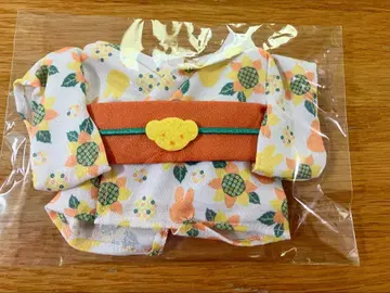 플라워 미피 봉제 인형 옷 갈아입기 유카타 해바라기 미사용품