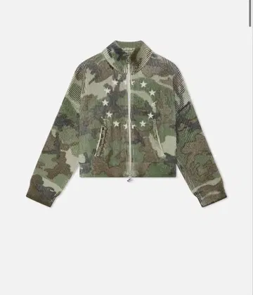 Scuffers 카모플라쥬 니트 집업