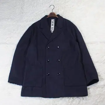 레어 영국제 [트래디셔널 웨더웨어] 더블 코트 (L) 네이비