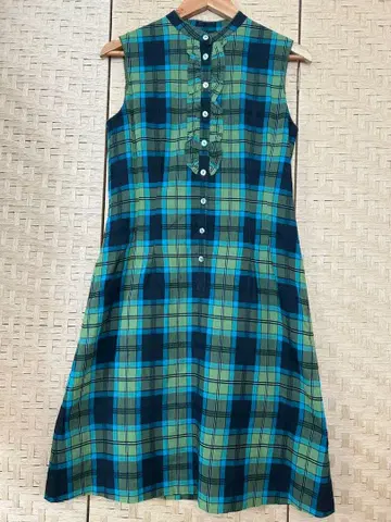 Yorkland 요크랜드 슬리브리스 원피스 체크 11AR