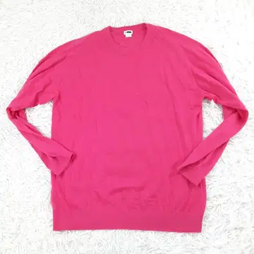 레어 캐시미어 100% H BEAUTY&YOUTH 니트 스웨터 핑크