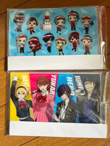 페르소나 3 리로드 아크릴 플레이트 2종 세트 라운드 원