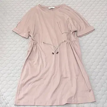 파비아나 필리피 원피스 핑크 허리 드로스트