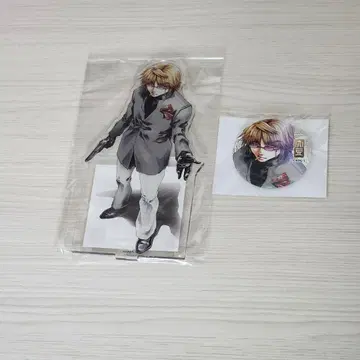 애니메이트 복권 대두 최유기 삼장 아크릴 스탠드, 캔뱃지 세트