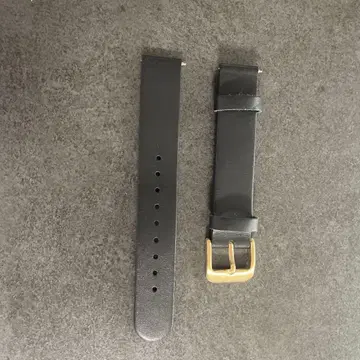 [새상품] MAVEN WATCHES 1.6cm 교환용 가죽 벨트 블랙