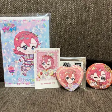 아이프리 오토메 캔뱃지 엽서 프리파샤 카드