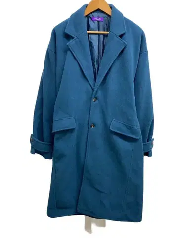 RADIO EVA 체스터 코트 L 폴리에스테르 GRN 무지