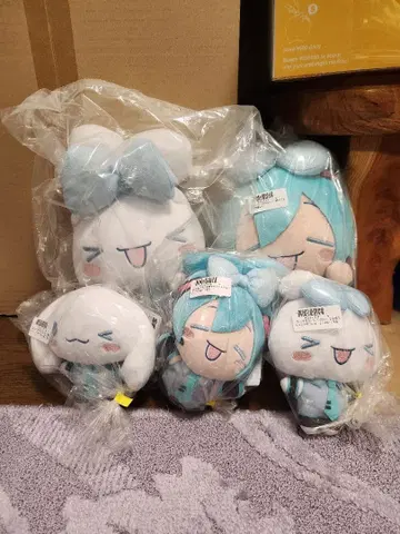 하츠네 미쿠 시나몬 봉제 인형 5개 세트