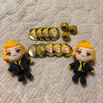 전 KnightA 소마 봉제 인형 캔뱃지 반지라이트 묶음 판매