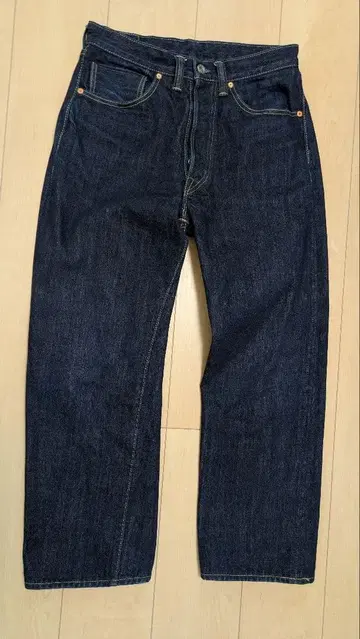 TCB 청바지 late 40s W30 빨간색 탭