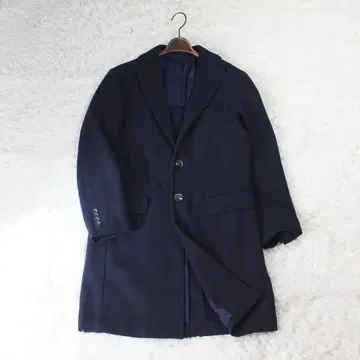 헤링본 [링자켓] 체스터 코트 (44) 네이비 일본제