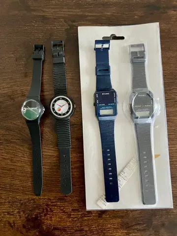 ABARTH 아날로그 시계 화이트/블랙 외 손목시계 4개