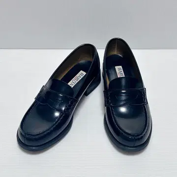 HARUTA 여성용 블랙 로퍼 24.5cm