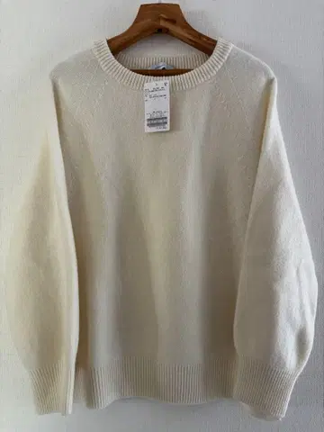 프레임워크 와이드 슬리브 풀오버 아이보리 프리 사이즈 미사용품