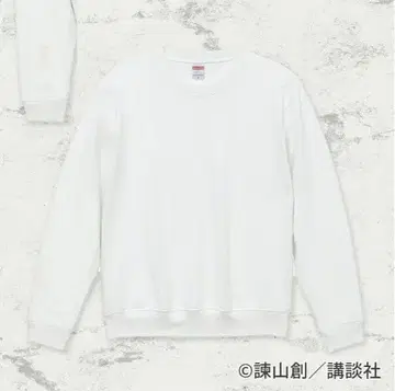 진격의 거인 온라인 전시회 한정판 리바이 메모리얼 자수 맨투맨 L